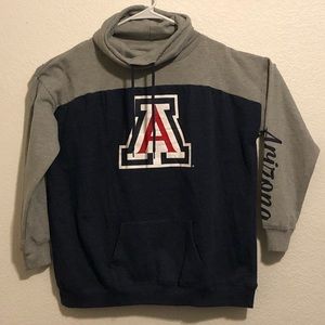 University of Arizona Cowl Neck Pullover